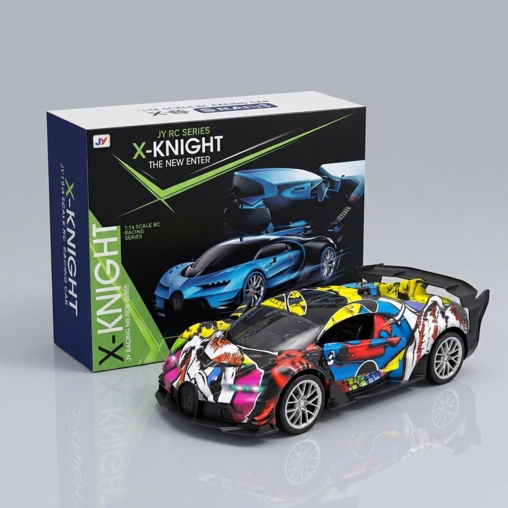X-KNIGHT RC Graffiti Racing Supercar  1:14 Scale